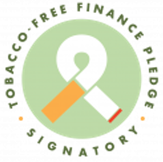 Tobacco Free Finance Pledge Signatory logo